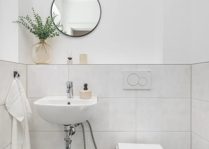 Prázdninový dům Neu - Frisches & Gemuetliches Design Mit Bbq, Garten & Arbeitsplatz Augsburg